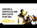 AWS Project l Creating A serverless web application using aws l HEProAI