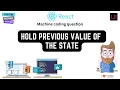 Show the previous value of the State Reactjs Interview Question