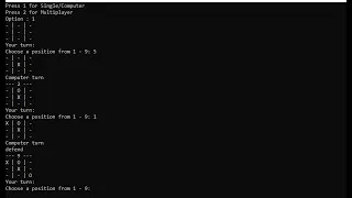 Tictactoe Game In Python With Source Code Source Code Projects