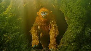 فصيلة نادره من القرود الشرسه بتعيش فى كهف جبلى وبتحصل بينهم وبين البشر حرب 