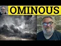 Ominous Meaning - Ominously Defined