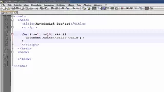 JavaScript Training in Urdu Hindi Part 18 For Loop