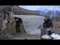 Lagu Nomadic life in the mountains | Rainstorms, survival in the heart of nature, and baking bread