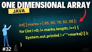 One-Dimensional Arrays in Java Chapter-32 Java Tutorial For Beginners TALENTED DEVELOPER