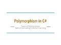 Polymorphism in C Compile time Vs Run time Polymorphism with Example