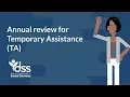 Annual Review for Temporary Assistance TA
