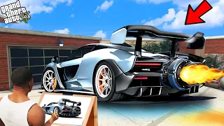 Franklin Using Magical Painting To Draw Fast Booster Car