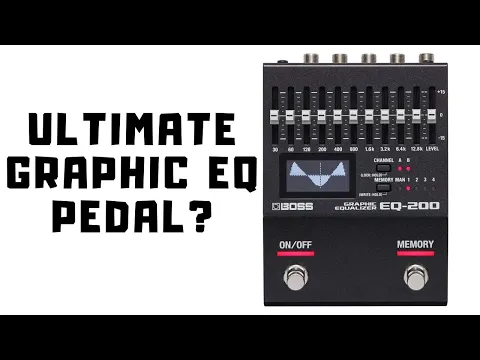 BOSS EQ-200 Graphic Equalizer | Delicious Audio