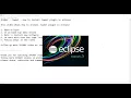 IPGRAY Jsweet - How to install Jsweet plugin in eclipse