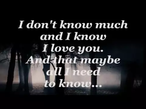 Download MP3 DON'T KNOW MUCH (Lyrics) - LINDA RONSTADT / AARON NEVILLE