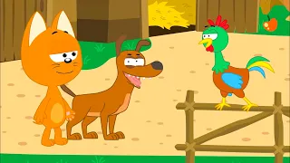 Meow Meow Kitty - All the Farm Songs! 🚜🐮🐔🎶  - Nursery Rhymes