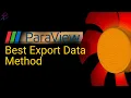 Best Method to Export Data from COMSOL Software