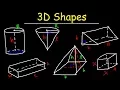 3D Shapes - Faces Edges and Vertices