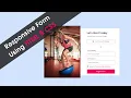 How To Make Responsive Registration Form For Website Using HTML CSS Signup Form Design
