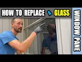 How to Replace a Glass Window Pane Aluminum Frame