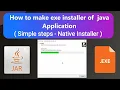 Convert java project into exe file - convert java project to exe java to exe jar to exe Netbeans