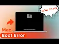 How To Fix Flashing Folder With Question Mark On Macbook - support apple startup