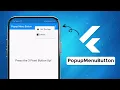 PopupMenuButton - Dynamic Settings Focused Menu in Flutter