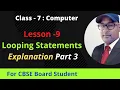 LESSON 9 Looping Statements in QB64 Explanation in Hindi