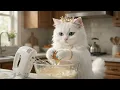 🍓 A Cozy Rainy Day with Busy Cat Life 🐱Strawberry Chocolate Pineapple Cake Baking ASMR | Rain Sounds