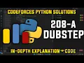 208A Dubstep Codeforces Python Solutions Explanation Walkthrough
