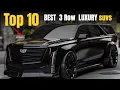 Top 10 BIGGEST LUXURY Family SUVs 2025 Best 3 Row Family SUVs