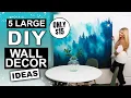 5 Large Wall Art IDEAS that are SUPER AFFORDABLE and CHEAP