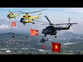 Download Lagu Ngắm dàn trực thăng bay huấn luyện đội hình treo cờ Đảng, cờ Tổ quốc phục vụ A80