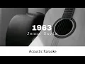 Jenna Davis - 1963 (Acoustic Karaoke)