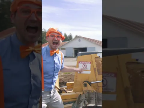 How Does an Excavator Work? Blippi Finds Out! 🚜🔧 Explores How a Bulldozer Blade Works! 🚜⚙️