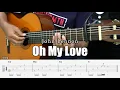 Download Lagu Oh My Love - John Lennon - Fingerstyle Guitar Tutorial + TAB \u0026 Lyrics