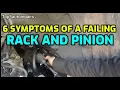 6 Symptoms of a Bad Rack and Pinion Steering Rack Failure