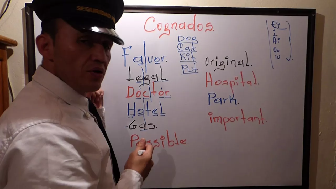 COGNADOS EN INGLES.