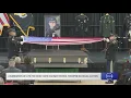 Ceremonial honors at Celebration of Life for fallen OSHP trooper Nicholas Cayton