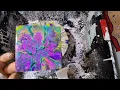 Mardi Gras inspired coasters using Rustoleum Studio Color paint that we got on clearance Walmart 10