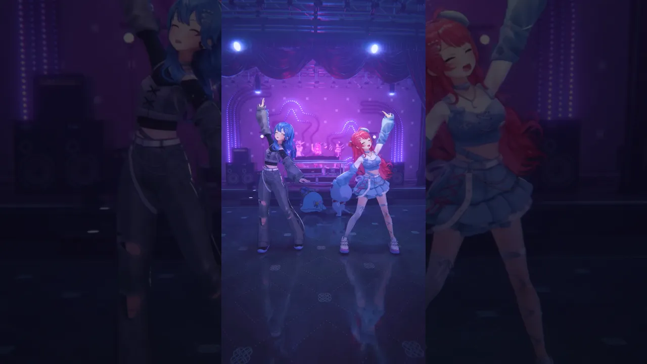 モーション配布開始‼ 新衣装で #Lollipop 踊ってみた? #さくらみこ #星街すいせい #miComet