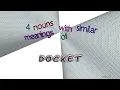 docket - 6 nouns meaning docket sentence examples