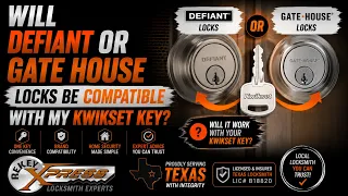 Are Defiant or Gatehouse Locks Compatible with Kwikset Keys Lowe s Home Depot
