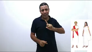 Idade Contemporânea, moderna, idade média, idade antiga e a pré-história em Libras (c áudio em pt)