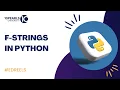 What are F - Strings in Python Free Online Course