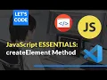 JavaScript DOM The CreateElement Method