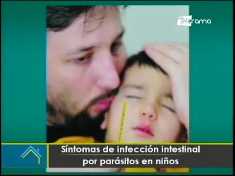 Síntomas de infección intestinal por parásitos en niños