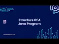 Java Essentials Blueprint - Structure of a Java Program