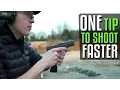 Fast Handgun Sight Alignment Tip