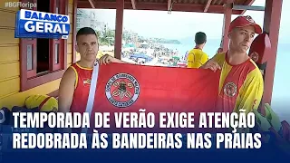 Verão em Floripa: Bombeiros reforçam alerta sobre bandeiras nas praias