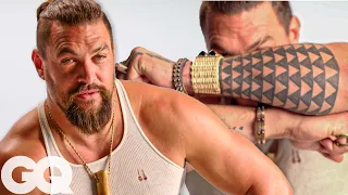Jason Momoa Shows Off His Tattoos GQ