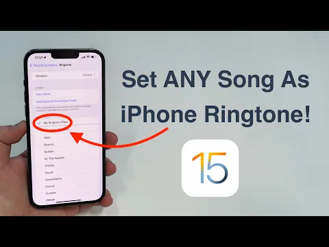 Download MP3 (2022) How to set ANY Song as iPhone Ringtone - Free and No Computer!