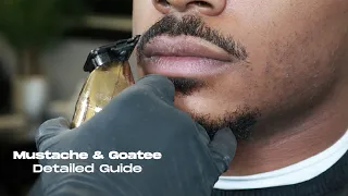 How to cut Mustache Goatee - Detail Tutorial