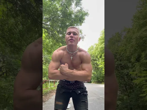 Fit boy and the big boy