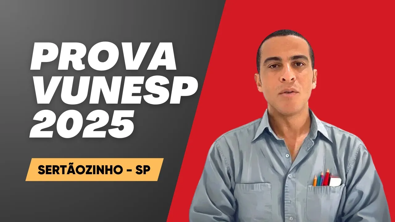 PORTUGUÊS VUNESP 2025 - PROVA RESOLVIDA - SERTÃOZINHO (PROFESSOR PEB)